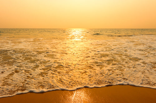 Golden-sand beach Bentota Sunset