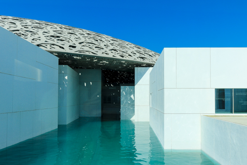 Entrance of Louvre Abu Dhabi