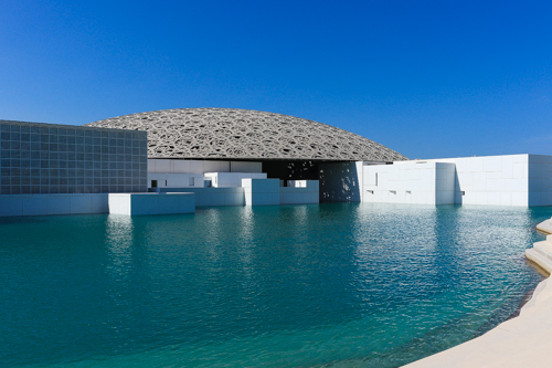 Exterior dome of Louvre Abu Dhabi