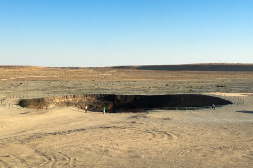 Darvaza gas crater, Turkmenistan