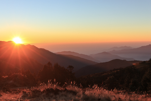 Sunrise at Poonhill in Annnapurna