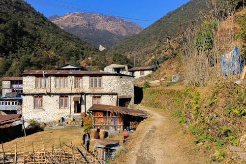 Village Banthanti in Annapurna 