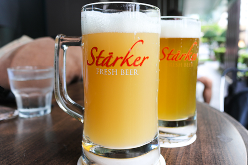 STARKER AROMATIC BEER and STARKER LAGER at Starker, Singapore