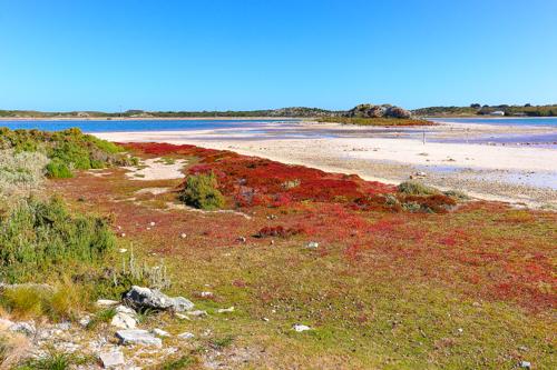 Rottnest Island, Western Australia - Salt lake