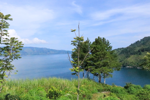 Lake Toba in Sumatra, Indonesia