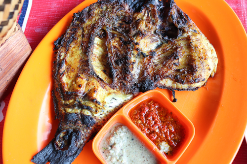 Lake Toba in Sumatra, Indonesia: Grilled fish