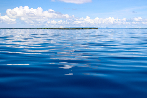 Deep blue sea in Papua New Guinea