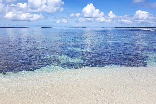 Beautiful beach in Papua New Guinea