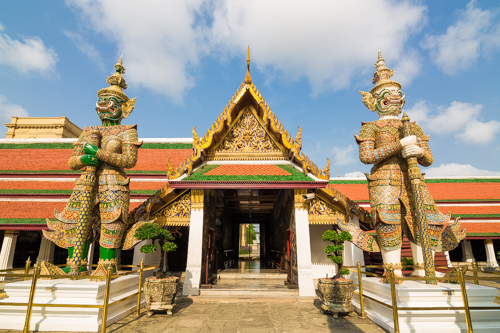 Wat Phra Kaeo and Grand Palace, and Wat Pho