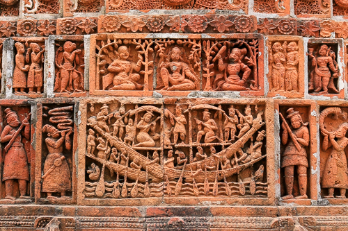 Relief of Kantanagar Temple (Kantajew Temple or Kantaji Temple), Bangladesh