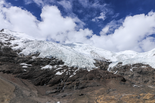 Kharola Glacier in Tibet, China 