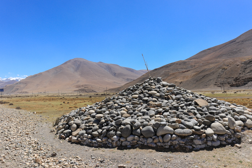 Mani in Village in Tibet, China 