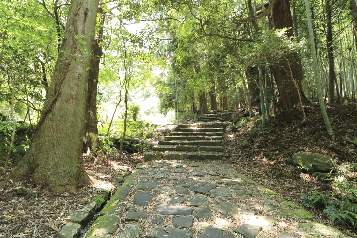 熊野古道　大門坂　鳥居の後