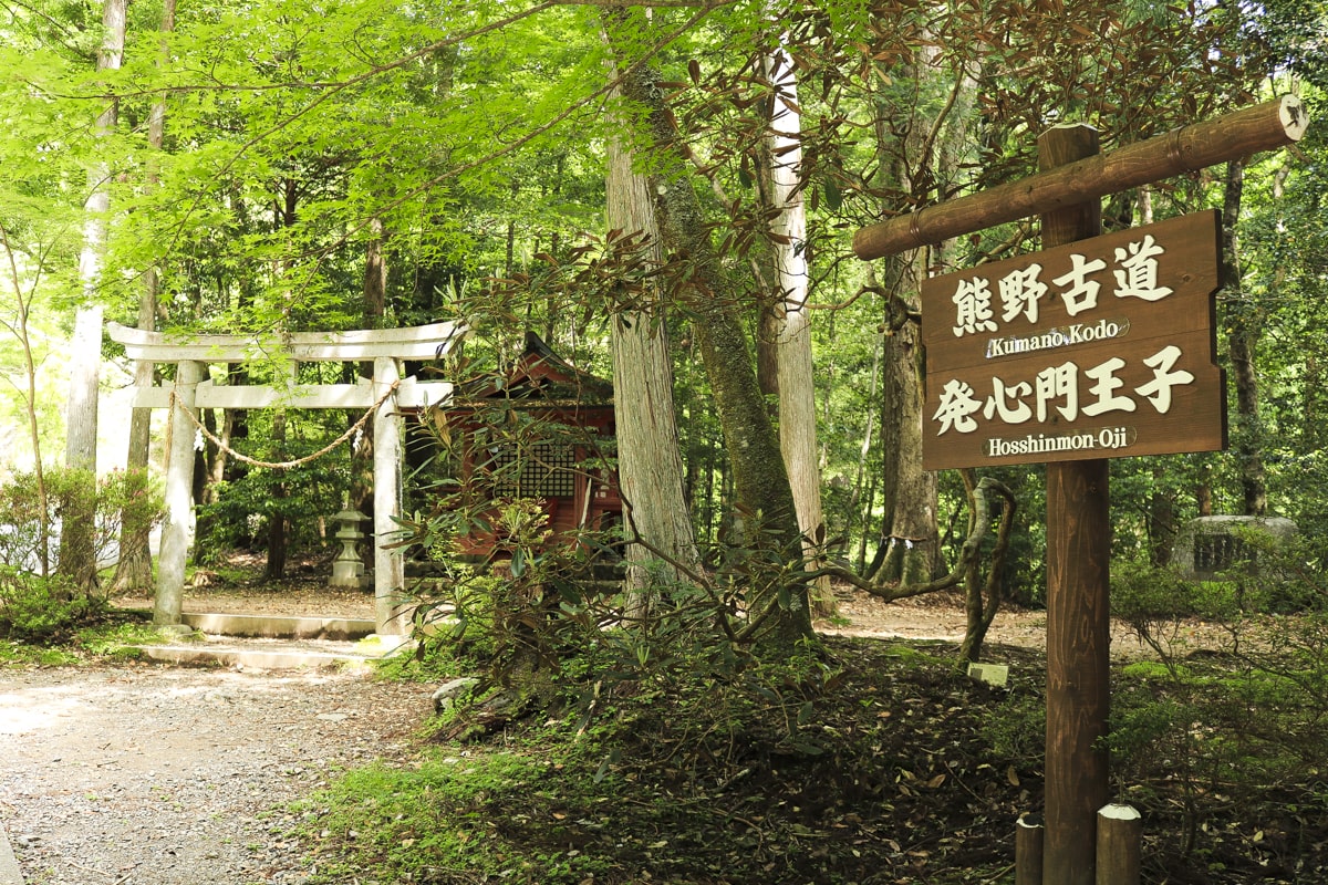 熊野古道・中辺路・発心門王子から熊野大宮大社まで